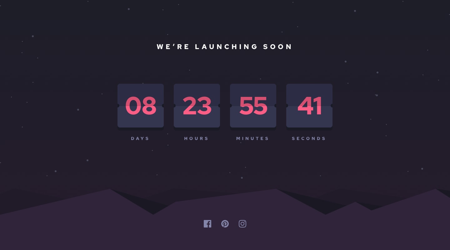 launch countdown timer main